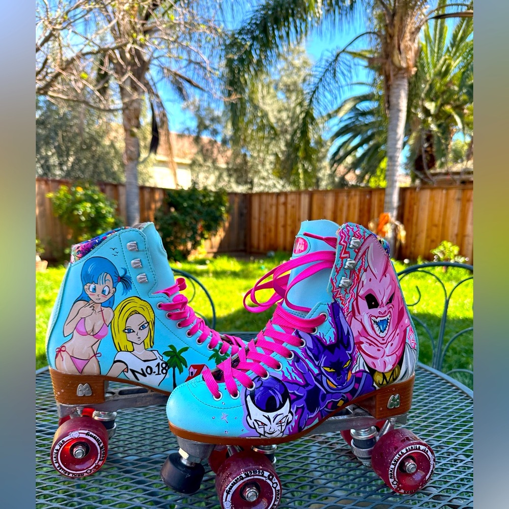 CUSTOM dbz Moxi Bunny skates